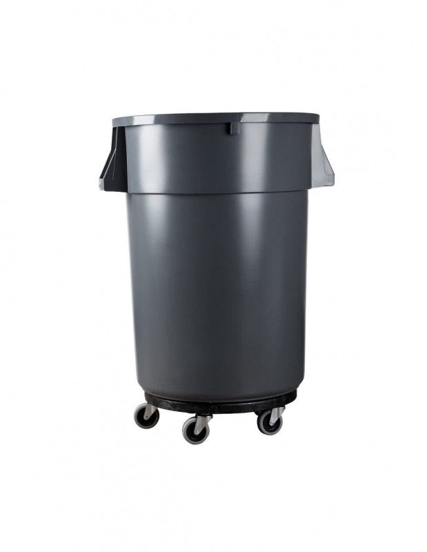 Rubbermaid Transportroller für Container BRUTE, schwarz FG264000BLA bei