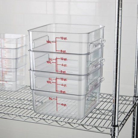 Buy Cambro 12SFSCW135 CamSquare Food Storage Container – 12 Quart