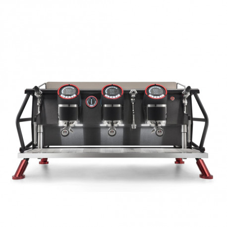 Buy Sanremo Cafe Racer Naked Black Red Three Groups Espresso Machine