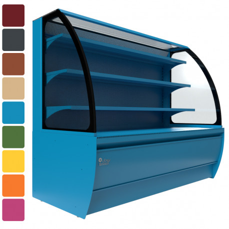 Buy Brodan Air Curtain Refrigerator SOUDA-GNG, 150cm(1.5meter) Curved Display SelfService Merchandiser - Multiple Colors