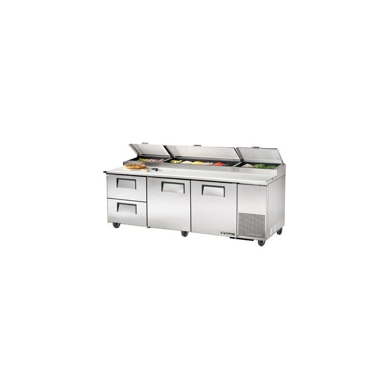 True, TPP-93D-2 220/60/1, Pizza Preparation Refrigerators