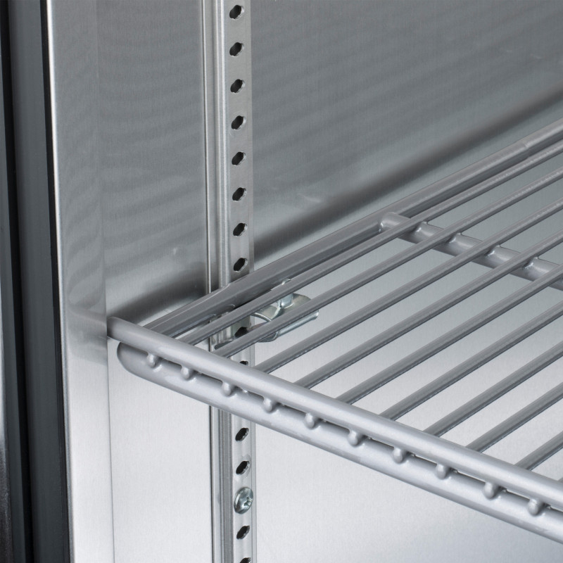 True T49F220V Two Section Solid Door Reach in Freezer