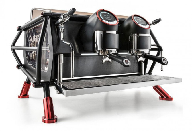 Sanremo Cafe Racer Naked, Two Groups Espresso Machine