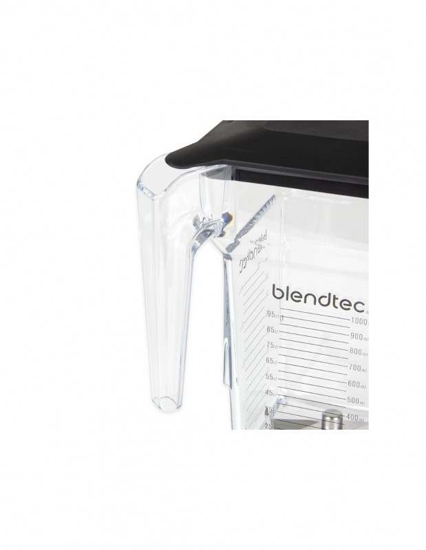 Blendtec Commercial FourSide Blender Jar - 64 Oz (2 Quart) With Hard Lid - 40-609-62