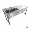 Buy KSS Equipment SNKD180,Double Compartment, Marine Edge Sink