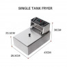 Buy 2C Group HEF-81A, 1 Well, Electric Fryer