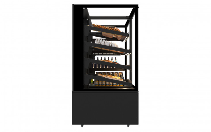 Buy Brodan Dual Zone Display Case (SOUDA-CRRA), 2.1m, Right Refrigerated Zone, Cube Design