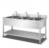 Buy Bmax WES1980, Stainless Steel Triple Sink Table, WBSX·l80A