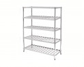 Buy Bmax WES2110, Stainless Steel 5 Tiers Tube Storage Shelf