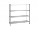 Buy Bmax WES2310, Stainless Steel Solid 4 Tiers Storage Shelf