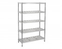 Buy Bmax WES2410,  Stainless Steel 5 Tiers Storage Shelf