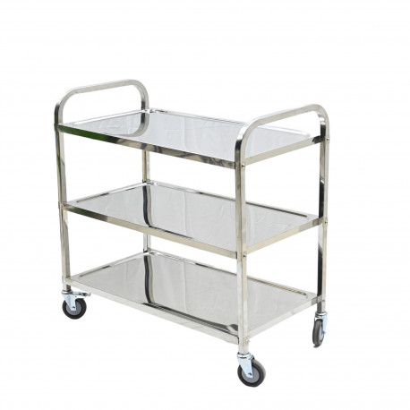 Buy Bmax WES2460, Stainless Steel 3 Tiers Trolley 950mm