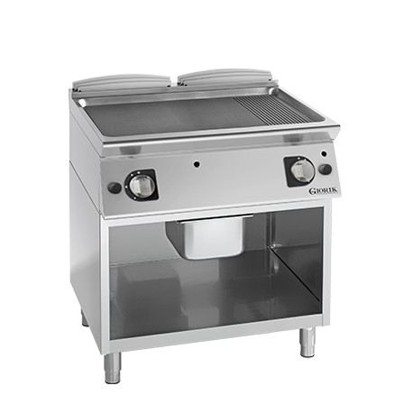 Buy Giorik FMG941GF, Gas Griddle, Full Surface Smooth/Ribbed Iron On Open Base Cabinet
