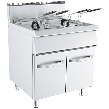 Buy Kusina G7F200G, Gas Fryer On Closed Base Two Well 2x15 Liters