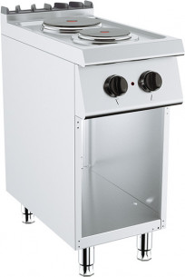 Buy Kusina G7K100E-W, 2 Hot Plates Electric Range on Open Base Cabinet