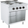 Buy Kusina G7K200E-W, 4 Hot Plates Electric Range on Open Base Cabinet