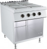 Buy Kusina G9K200E-W, 4 Hot Square Plates Electric Range on Open Base Cabinet