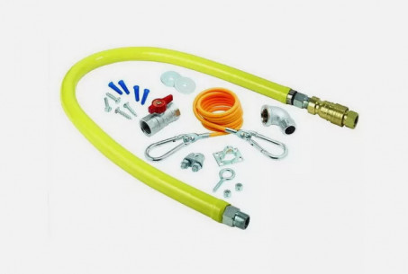 Buy GAS HOSE W/ QUICK DISCONNECT, 3/4" NPT X, HG-4D-48SK TS Brass