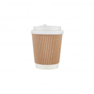 Buy 8Oz Kraft Wallpaper Cup, Brown, 200ml