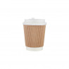 Buy 8Oz Kraft Wallpaper Cup, Brown, 200ml