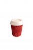 Buy 8Oz Wavy Wallpaper Cup, Red, 200ml