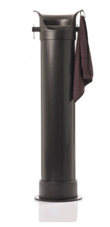 Knock Box (Tube) – Big Barista Commercial Knock Tube with Brown Barista Cloth