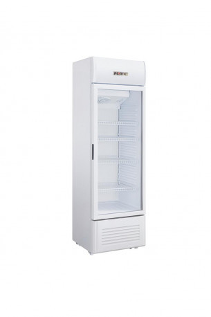 Buy Fortic VS400, Single Glass Vertical Beverage Refrigerator, 400-Liter Capacity