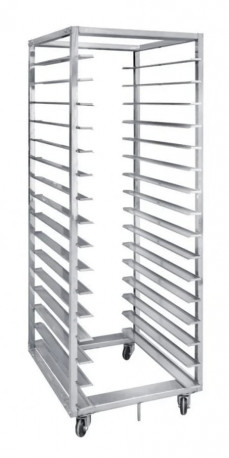 Buy Stainless Steel Trolley, 18 Tray Capacity, 40×60 cm