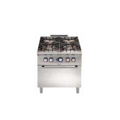 Electrolux, QMARK 4 Burner Gas Range with Oven, 800mm