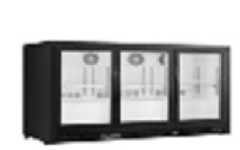 Buy Elite World NT-1350F, Bar Counter Beverage Cabinet Refrigerator, Black, 3 Doors