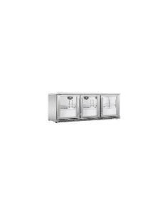 Buy Elite World NT-1350FS, Bar Counter Beverage Cabinet Refrigerator, Silver, 3 Doors