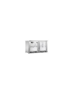 Buy Elite World NT-900FS, Bar Counter Beverage Cabinet Refrigerator, Silver,  2 Doors