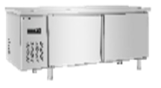 Buy Elite World PMS-18N2, 2 Doors Undercounter Direct Cooling, Regular Model Freezer, 1800mm Width