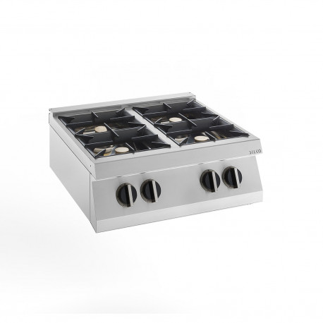 Buy Silko NECG94T, Countertop Gas Range, 4 Burners, 27kW