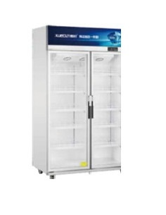 Buy Elite World LM-1000FS, 2 Doors Economy Air Cooling Display Merchandising Refrigerator, 1000mm Width