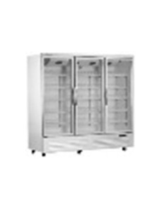 Buy Elite World LM-1500XF, 3 Doors Economy Air Cooling Display Merchandising Refrigerator, 1500mm Width, Silver Color