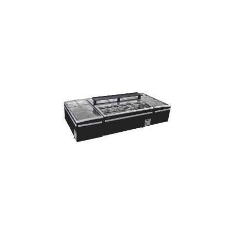 Elite World NQS21L, Island Freezer Auto Defrost, Straight Cabinet, 2145mm Width