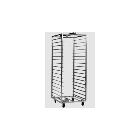 Buy Real Forni, Stainless Steel Rotary Trolley, 18 Shelves, 600mm Depth 800mm Width