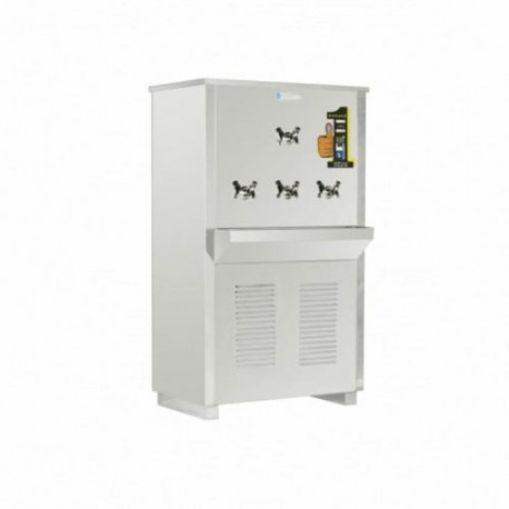 Al Kawthar KAW200L4BS, Water Cooler, 200 Liters, 4 Taps, Stainless Steel Body