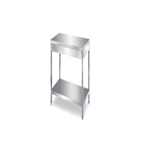 Buy Elite World, Stainless Steel Work Tables, No Raised Top, Single Under Shelf