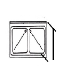 Buy Elite World LL/14A, Upstand Stainless Steel 2 Sinks, Without Draining Board with Base Cabinet, 1400mm Width