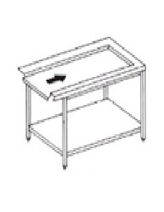 Buy Elite World L/12, Stainless Steel Dishwasher Exit Table, 1200 Width