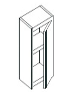 Buy Elite World CC1/5, Wall Mounted Cabinet with Hinged Swing Door, Middle Shelf, 500mm width