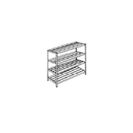 Buy Elite World, Stainless Steel 304 Chrome Wire Shelves, 4 Shelves, 457mm Height