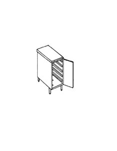 Buy Elite World BPH3/9, Stainless Steel Oven Base with Pan Holder, Swing Door