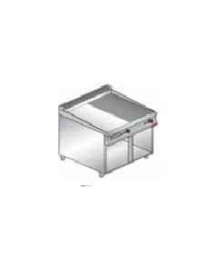 Buy Bertos G9FM8M-2+2P, Half-Ribbed Gas Griddle on Cabinet
