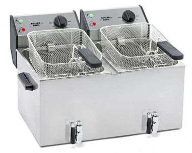 Buy Roller Grill FD80DR, Counter Top Electric Fryer, 2X8 Liters