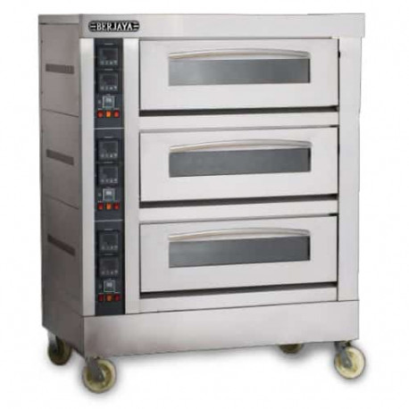 Buy Berjaya BJY-E20KW-3PRM-LV, Electric Pizza Oven, 3 Tiers, 6 Trays