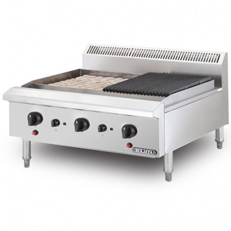 Buy Berjaya CRB3B-17, Gas Charcoal Broiler, 900mm Width