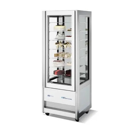 Buy ISA Cristal Tower 75-H160 RVTN, Panoramic Refrigerated Display Case for Pastry